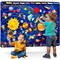 QUOKKA Space Felt Board for Kids 3-5 Years Old - Social Emotional Preschool Learning Activities for Ages 3-5 - Educational Flannel Toy Speech Therapy Gift